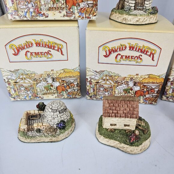 David Winter Cameos Miniature Buildings Village Mini 1991 Boxes COA UK Lot 7 - Picture 2 of 13